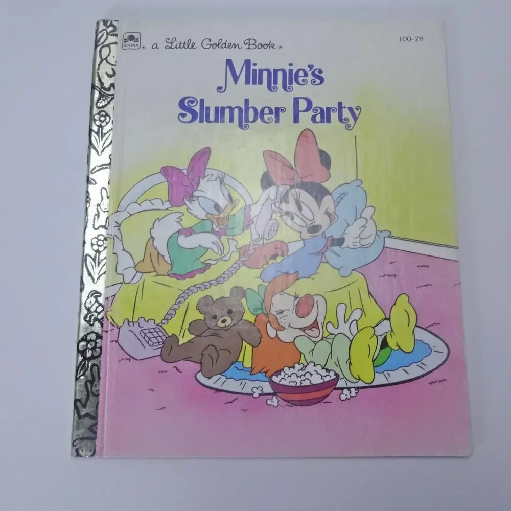 Disney Kids Book Lot Minnie Mouse Aladdin Jasmine Peter Pan Golden Book